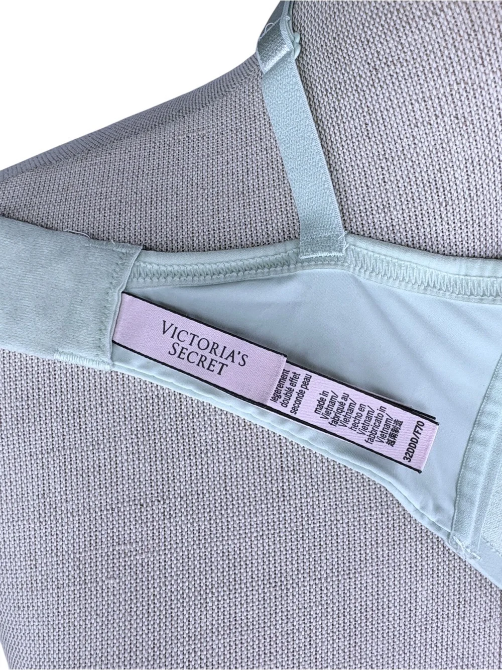 Victoria's Secret T-Shirt Lightly Lined Wireless Bra sz 32DDD * Mint Green - Picture 6 of 7
